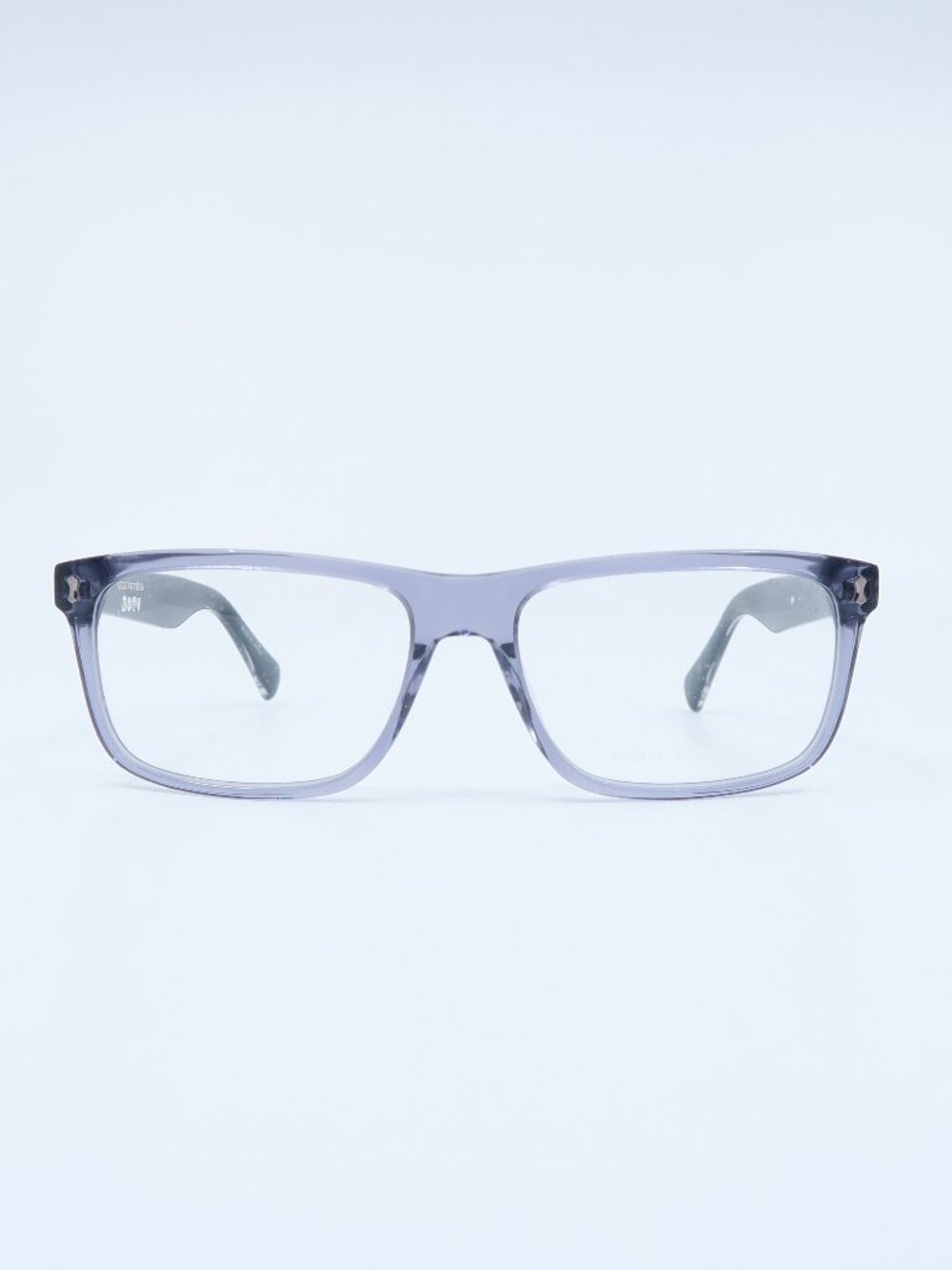 John Varvatos V417 56mm Smoke and Black Temples,  New Men's Eyeglasses.
